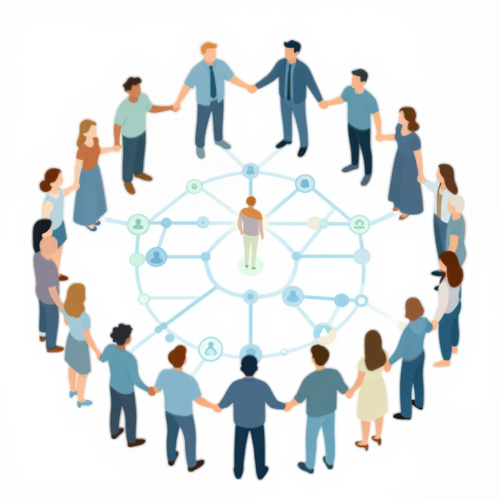 Vernetzte Community von KI-Interessierten